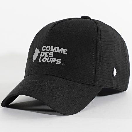 Comme Des Loups - Gorra Ripstop Negra Reflectante