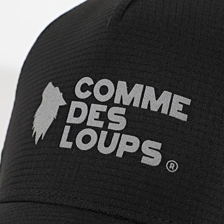 Comme Des Loups - Gorra Ripstop Negra Reflectante