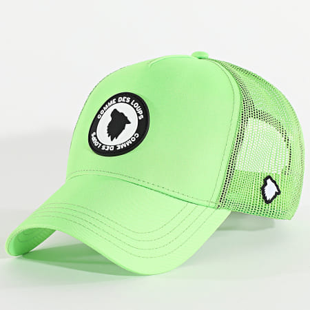 Comme Des Loups - Casquette Trucker Neo Vert Fluo