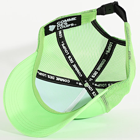 Comme Des Loups - Casquette Trucker Neo Vert Fluo