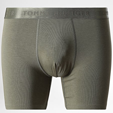 Tommy Hilfiger - Lot De 3 Boxers 3393 Noir Bleu Marine Vert Kaki
