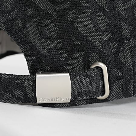 Calvin Klein - Casquette Logo Jacquard 5058 Noir Gris Anthracite