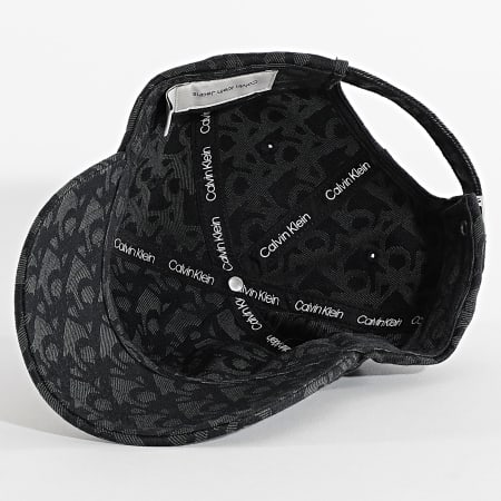 Calvin Klein - Casquette Logo Jacquard 5058 Noir Gris Anthracite
