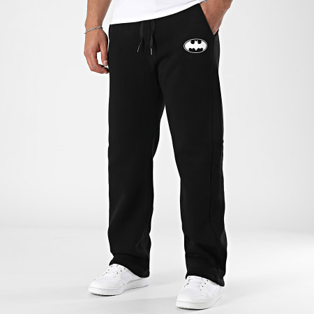 DC Comics - Pantalón Jogging Ancho Logo Batman Negro