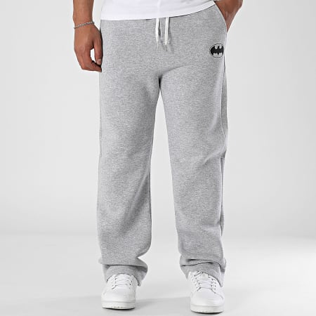 DC Comics - Pantalon Jogging Large Logo Batman Gris Chiné