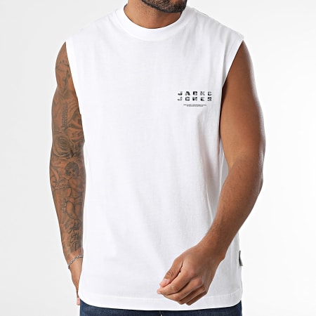 Jack And Jones - Débardeur Recharge Front Blanc