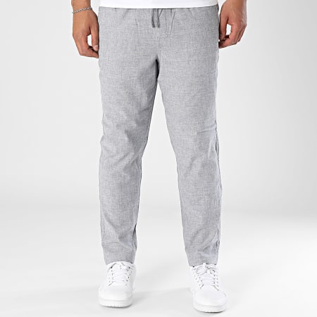 Jack And Jones - Pantalon Estival Stace Dave Breeze Bleu Marine Chiné