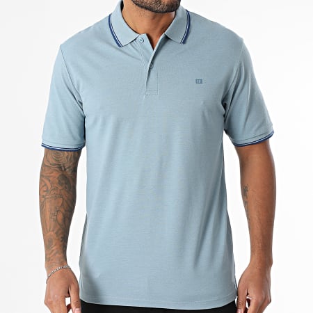 JJ Rebel - Polo Manches Courtes Zell Bleu Clair