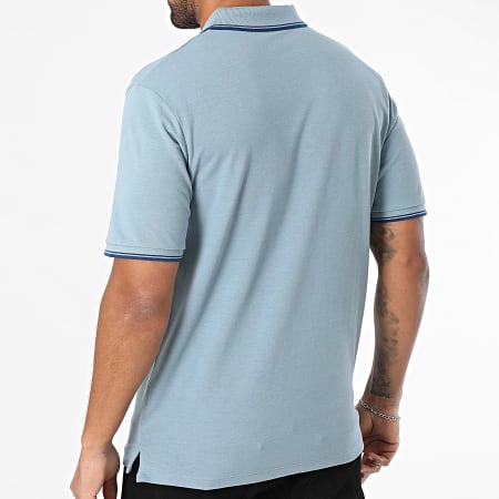 JJ Rebel - Polo Manches Courtes Zell Bleu Clair