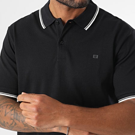 JJ Rebel - Polo Manches Courtes Zell Noir