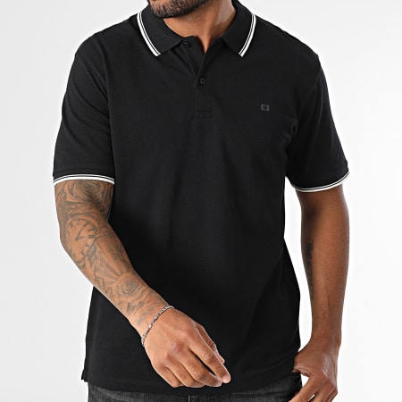 JJ Rebel - Polo Manches Courtes Zell Noir