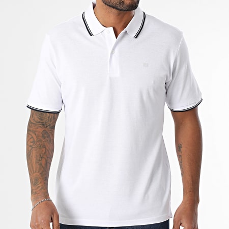 JJ Rebel - Polo Manches Courtes Zell Blanc
