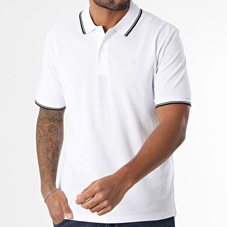JJ Rebel - Polo Manches Courtes Zell Blanc