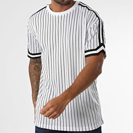 Urban Classics - Tee Shirt Mesh Oversize Large A Bandes TB6680 Blanc