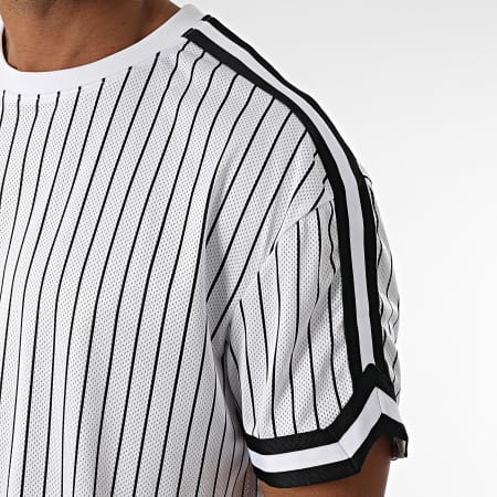 Urban Classics - Tee Shirt Mesh Oversize Large A Bandes TB6680 Blanc