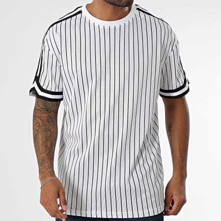 Urban Classics - Tee Shirt Mesh Oversize Large A Bandes TB6680 Blanc