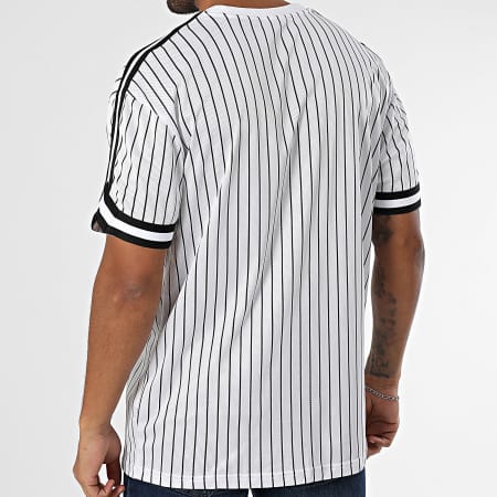 Urban Classics - Tee Shirt Mesh Oversize Large A Bandes TB6680 Blanc