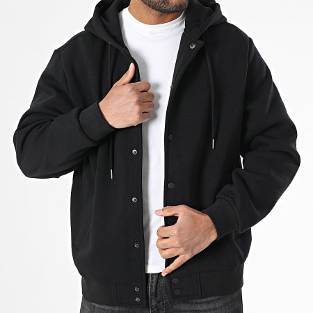 Teddy Hooded Jacket TB7316 Black