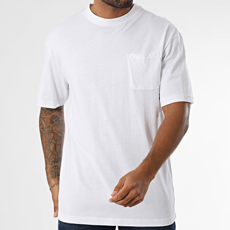 Urban Classics - Camiseta Pocket TB6772 Blanco