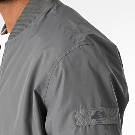 Jack And Jones - Veste Zippée Montana Gris Anthracite