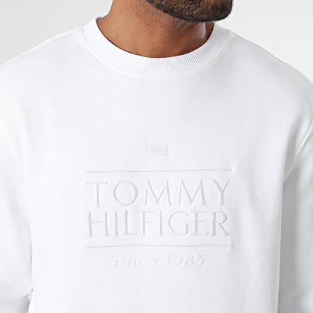 Tommy Hilfiger - Sweat Crewneck Embro Logo 8670 Blanc