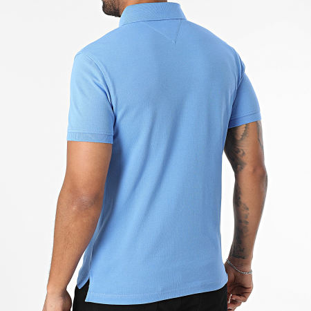 Tommy Hilfiger - Polo Manches Courtes Slim 1985 7771 Bleu Roi