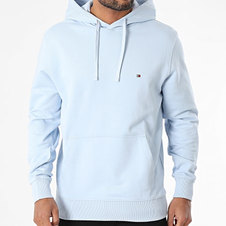 Tommy Hilfiger - Sweat Capuche Essential Terry 7235 Bleu Clair