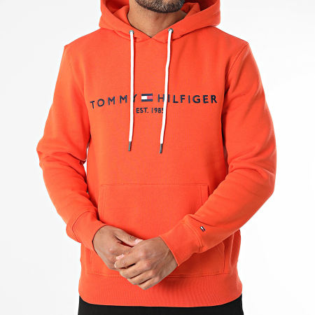 Tommy Hilfiger - Sweat Capuche Tommy Logo 1599 Orange