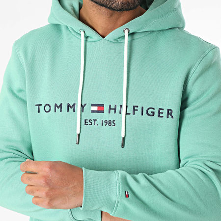 Tommy Hilfiger - Sweat Capuche Tommy Logo 1599 Vert