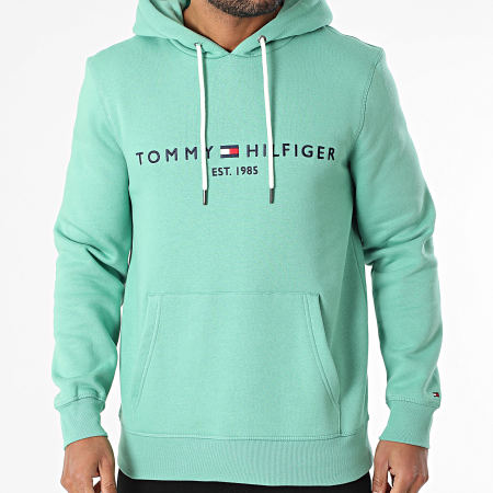 Tommy Hilfiger - Sweat Capuche Tommy Logo 1599 Vert