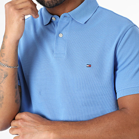 Tommy Hilfiger - Polo Manches Courtes 1985 7770 Bleu Roi