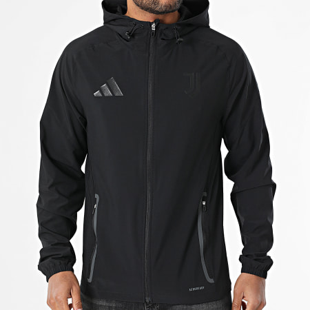 Adidas Sportswear - Veste Capuche Zippée Juventus JW4685 Noir