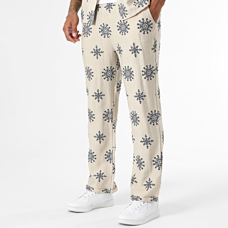 Uniplay - Short-sleeved Shirt and Trouser Set 132 Beige