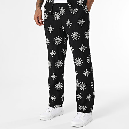 Uniplay - 132 Set camicia e pantaloni neri a maniche corte