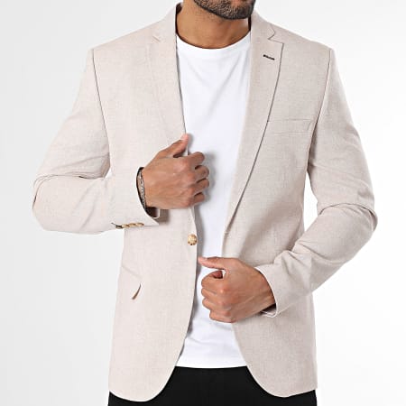 Mackten - Veste Blazer 109 Beige Chiné