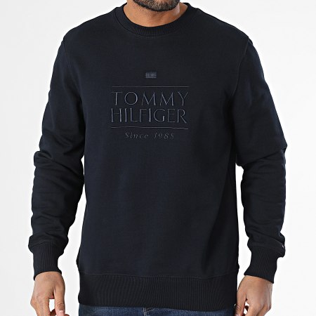 Tommy Hilfiger - Sweat Crewneck Embro Logo 8670 Bleu Marine