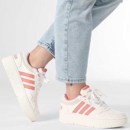 Adidas Sportswear - Baskets Femme Hoops 3.0 Bold W JI3467 Cloud White Supplier Colour Halo Ivory