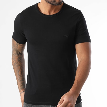 BOSS - Lot De 3 Tee Shirts 50532468 Noir Beige Blanc
