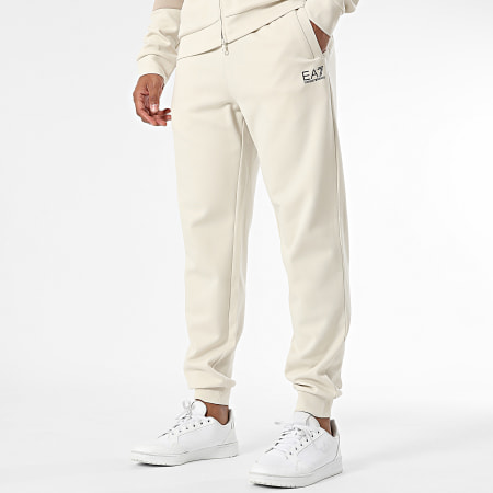 EA7 Emporio Armani - Ensemble Veste Zippée Et Pantalon Jogging 7M000282-AF12660 Beige
