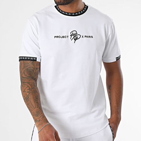 PXP - Ensemble Tee Shirt Et Short Jogging 2210218 2240218 Blanc Noir