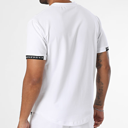 PXP - Ensemble Tee Shirt Et Short Jogging 2210218 2240218 Blanc Noir