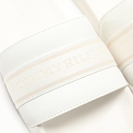 Tommy Hilfiger - Claquettes Femme Hilfiger Poolside 8529 Blanc