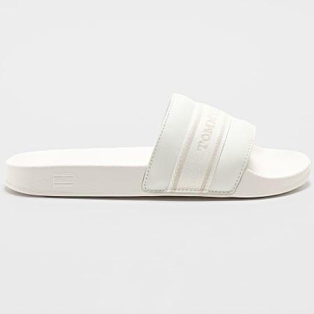 Tommy Hilfiger - Claquettes Femme Hilfiger Poolside 8529 Blanc