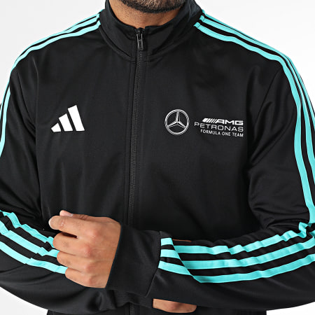 Adidas Sportswear - Veste Zippée A Bandes AMG Mercedes DNA JV5355 Noir