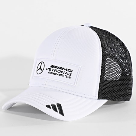Adidas Sportswear - Casquette Trucker AMG Mercedes JX6451 Blanc Noir