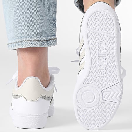 Adidas Sportswear - Baskets Femme Hoops 4.0 J JI0901 Footwear White Orbit Grey Grey Two