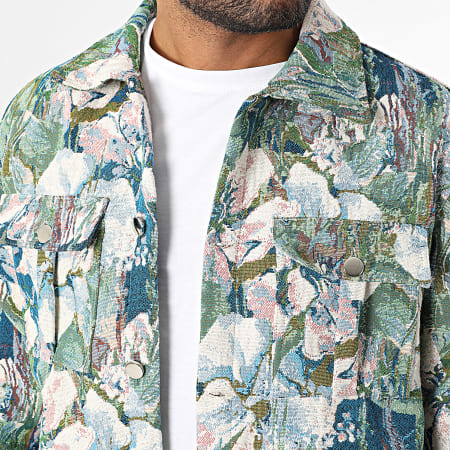 Frilivin - Veste O83 Vert Bleu Clair