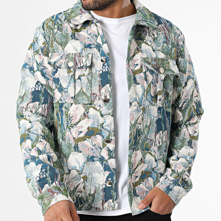 Frilivin - Veste O83 Vert Bleu Clair