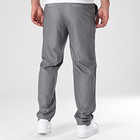 Frilivin - Pantalón A Rayures J34 Gris