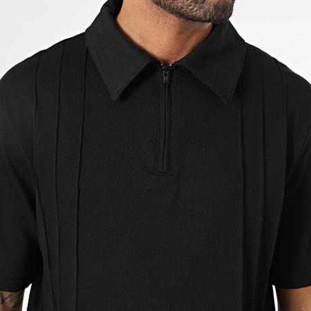 KZR - Ensemble Polo Manches Courtes Et Pantalon 190 Noir